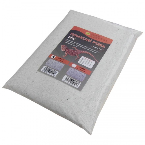 Terarijní písek bílý jemný 4kg Robimaus