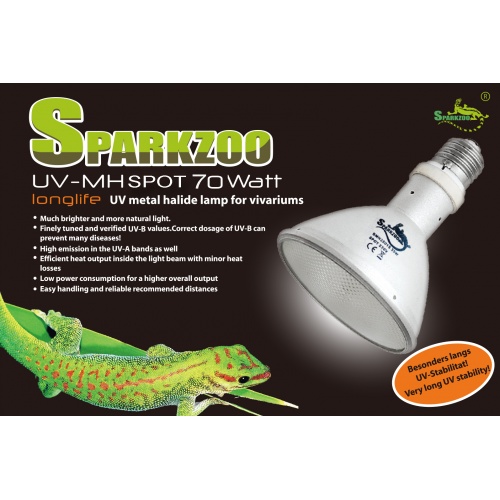 Lampa UVB 70W HID Spot ReptiSpa PAR30 Sparkzoo