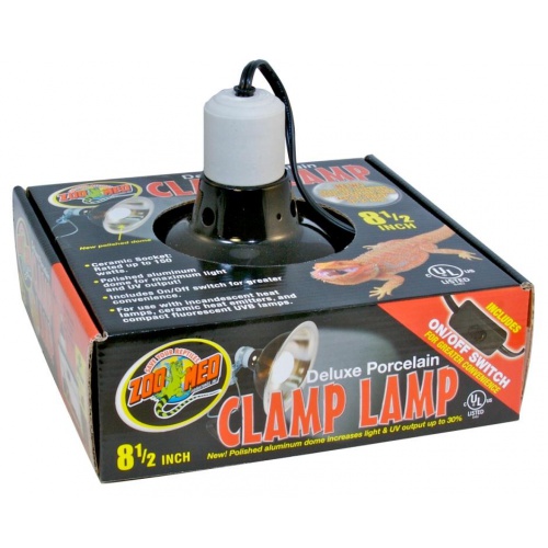 Lampa hliníková na žárovku 22cm ZooMed