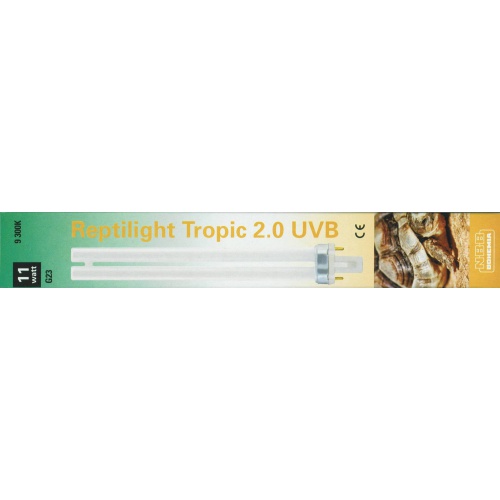 Zářivka kompaktní Reptilight 11W 2.0 UVB Tropik G23
