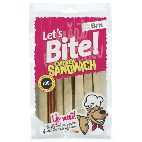 Brit Lets Bite Chicken Sandwich 80g