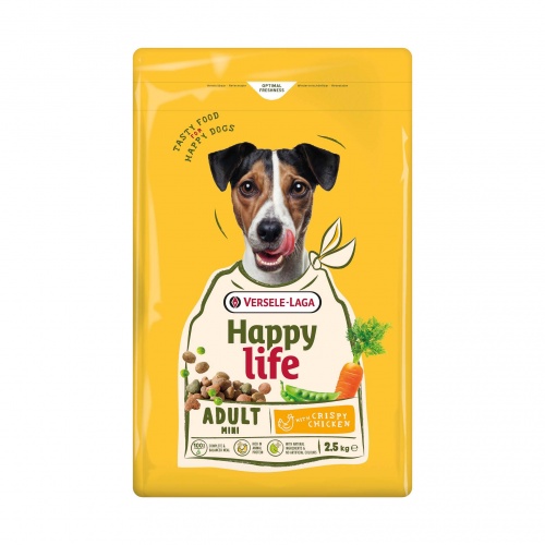 Happy life dospělý Mini s kuřetem 2,5 kg