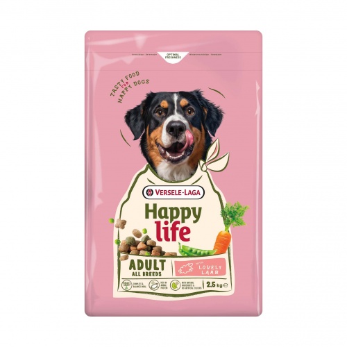 Happy life dospělý s jehněčím 2,5 kg