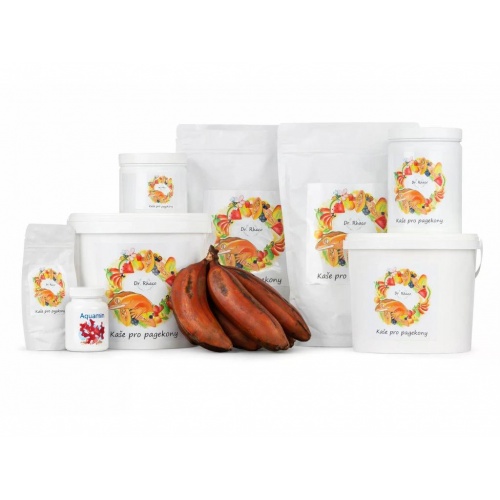 Kaše pro pagekony - červený banán 100g