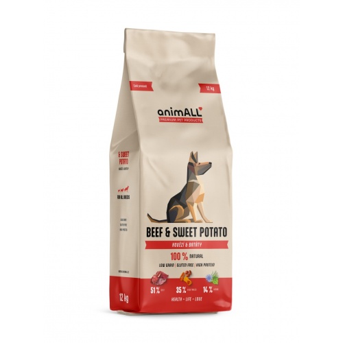 animALL Beef & Sweet Potato 12kg