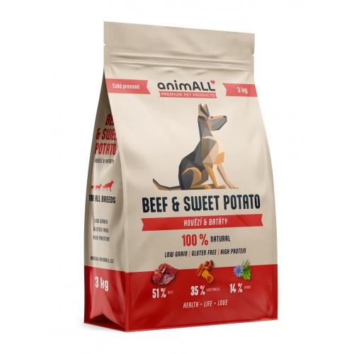 animALL Beef & Sweet Potato 3kg