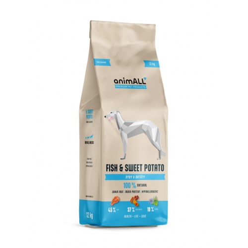animALL Fish & Sweet Potato 12kg