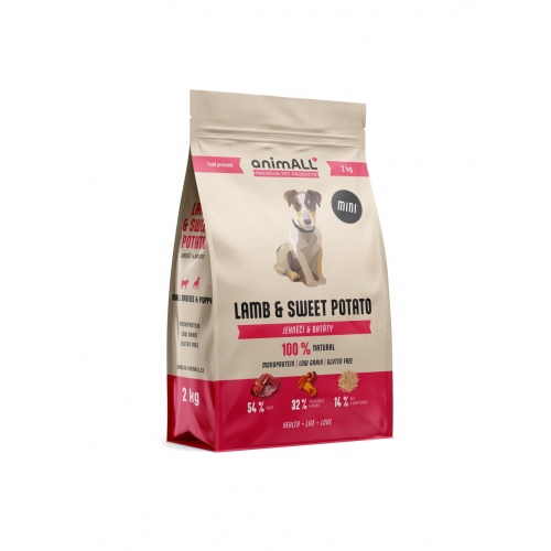 animALL Mini Lamb & Sweet Potato 2kg