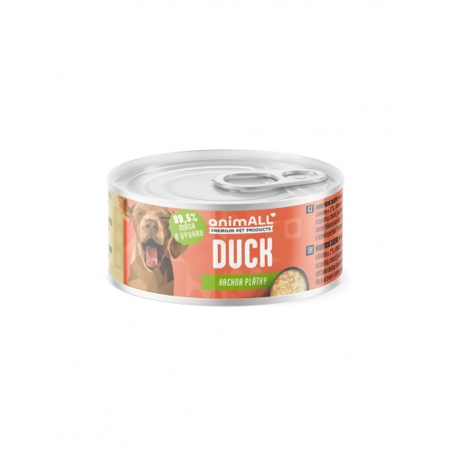 animALL konzerva pes Kachna plátky 80g