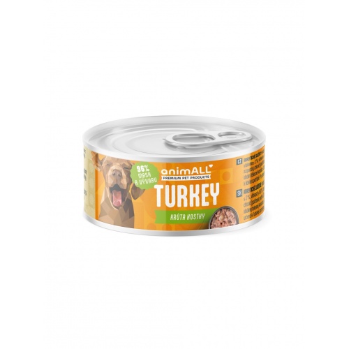 animALL konzerva pes Krůta kostky 80g