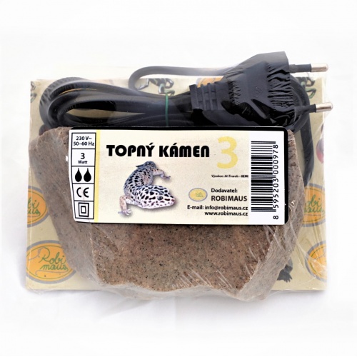 Topný kámen 3W - Robimaus