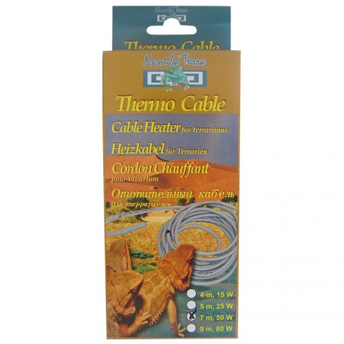 Topný kabel do terária 50W délka 7 metry Namiba Terra