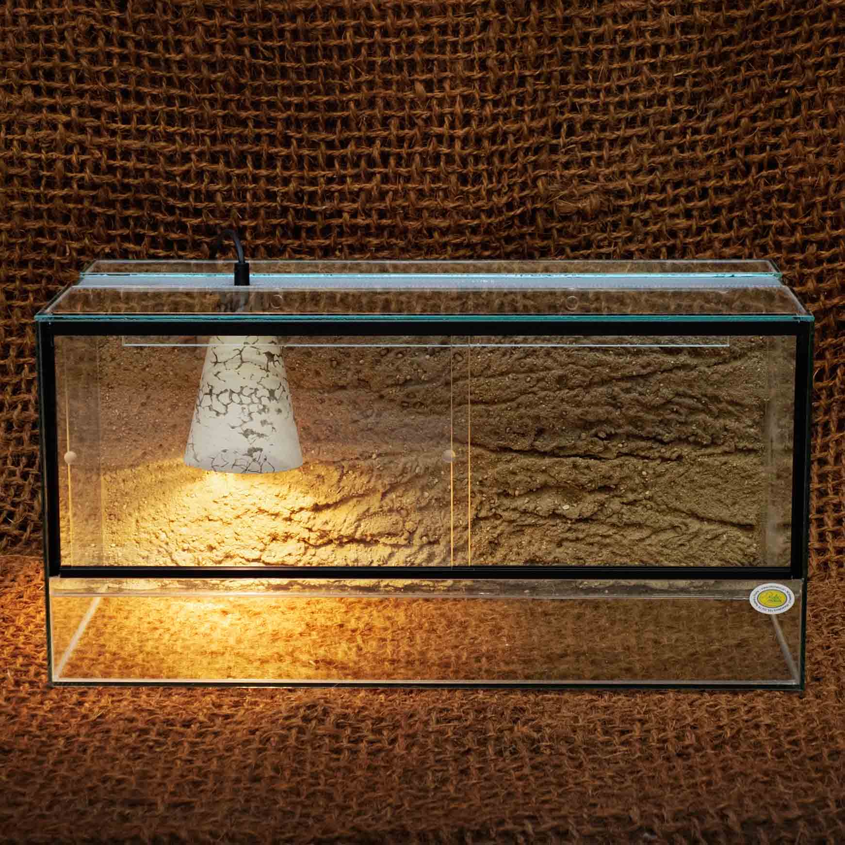 Terárium gekončík 60x30x30cm s osvětlením Robimaus